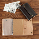 Retro A6 Notebooks Leather Paper Notebook Agenda Diary Journal Office Schoo