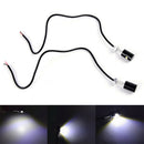 2pcs White LED SMD Motorcycle&Car License Plate Screw Bolt Light lamp bulb BD3C