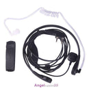 2Pin PTT Throat Mic Covert Acoustic Earpiece Headset Headphone For Baofeng UV-5R