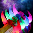 5 Pieces Of Luminous Stereo Devil'S Horns Ear Clips Women'S Headband Horns  Y2L9