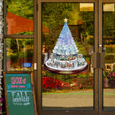 Christmas Tree Glass Showcase Waterproof Wall Crystal Window Stickers (A)