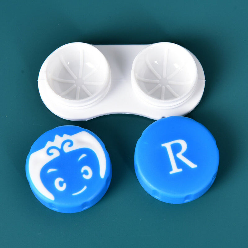Rabdom Transparent Portable Contact Lens Case Storage Box Holder Container Z Gw