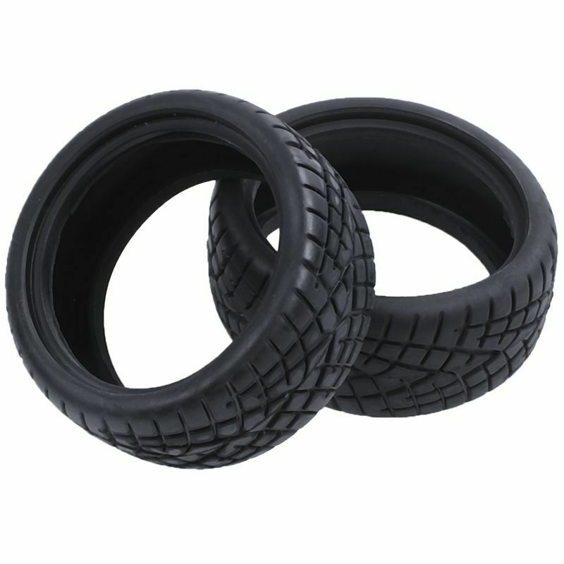 1/10 RC Car On Road Performance Rubber Racing Tire Tyre 8001 with Sponge 4p