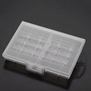 Useful 1x Hard Plastic Battery Case Box Holder Storage for 10 AA/AAA Batterieslj