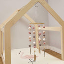 Colorful Hair Balls Wind Chimes Decor Kid Children Room Party Pendant Props