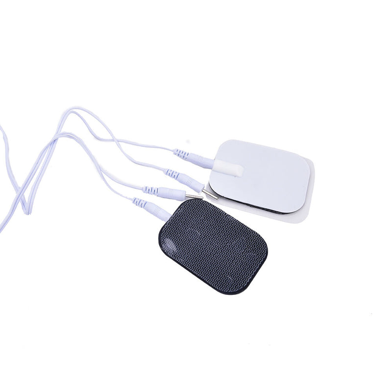 Electrode Lead Wires Cable for Tens Massager 2.5mm Connection with 4 Patches  TE