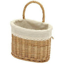 Handmade Wicker Basket Rattan English Country Style Picnic Basket Shopping  F4Y6