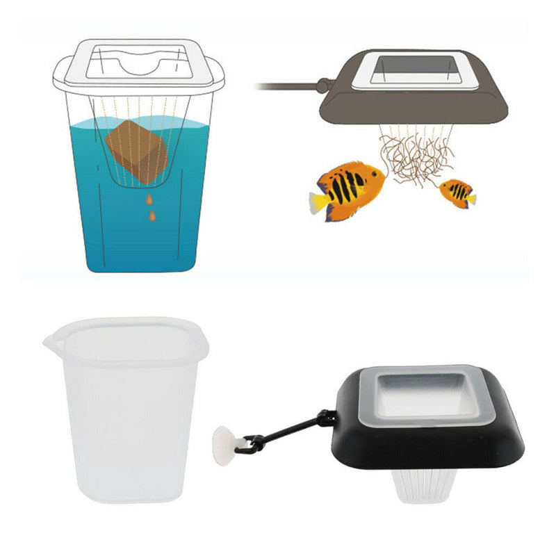 Feeding Ring For Aquarium And Feeder For  , Square By Suction Cup