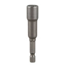 8mm Hexagon Magnetic Nut Socket Driver Bit Adapter 65mm Long 10 Pcs