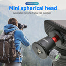 VD-M3 Mini Ball Head Aluminum Alloy 360 Degree Rotating Tripod Ball Head