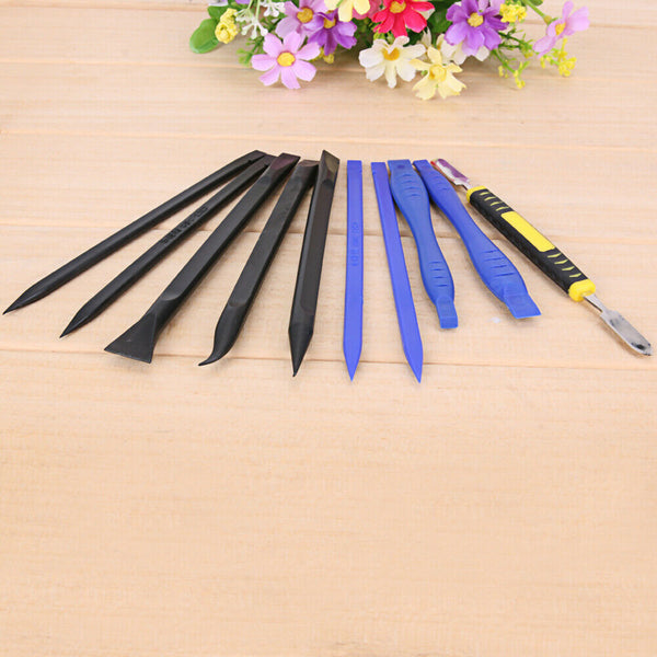 10 in 1 Smart Cell Mobile Phone Repair Opening Tools Set Metal Pry Disassem #gib