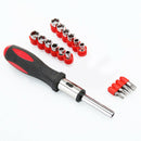 52Pcs Screwdriver Bits Sets Multifunctional Detachable Ratchet Handle Screw F8V3