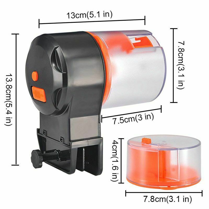 Automatic Fish Feeder,Aquarium Tank Timer Feeder Vacation Auto Fish Feeder  Y5Y1