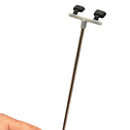 2X(10Pcs 2Led Street Lamp 1:100 Ho Scale Street Light Scenery Mini Lamppost