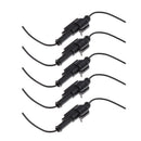 5 Pieces 1 Pin/Way Super Seal Waterproof Electrical Wire Connector Plug Kit