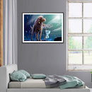 5D DIY Full Drill Diamond Painting Leo Embroidery Mosaic Craft Kits Decor