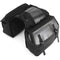 Motorcycle Touring Saddle Bag Black Canvas Waterproof Panniers Motorbike Lugg 3C