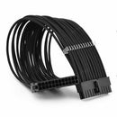 24Pin ATX PSU Power Supply Adapter Extension Cable Wire Cord Lead Comput DEL