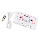 3.5mm Universal In Car Audio Cassette Adapter for Smartphones MP3 MP4 (White)