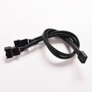 1pc 4 Pin PWM To Dual PWM Power Y-Splitter Adapter Cable for CPU PC Case Fa K1C8
