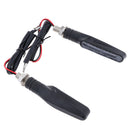 2PCS Green Flowing Motorcycle Steering LED Turn Signal Light Indicator Lamp
