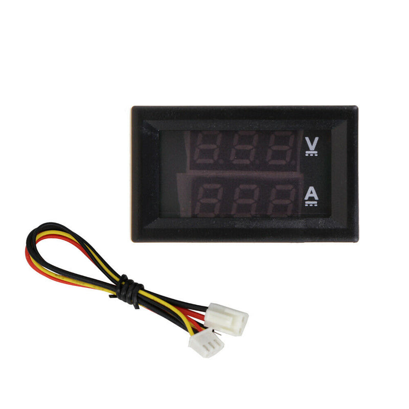 DC 100V 10A LED Digital Display Volt Amp Current Voltage Meter Voltmeter Ammeter