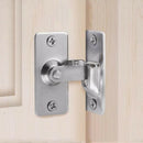 90 Degree Hasp Latch Lock Stainless Steel Windows Doors Anti-Theft Clasp