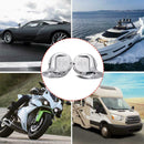 1Pair 12V 118dB Loud Dual Tone Electric Snail Air Horn Car Motorcycle Truck New