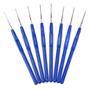 8pcs Small Crochet Hooks Needles Stitches Knitting Craft Case Crochet Handle Set