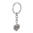 Fashion Lovely Crystal Rhinestone Letter "NANA" Heart Pendant Key Ring Key  L8L9