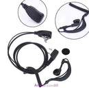 2 PIN Earpiece Headset PTT MIC for BAOFENG UV5R for KENWOOD