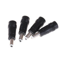 4pcs 5.5x2.1mm Female to 5.5x2.5mm Male DC Power Plug Connector Adapte J Kw