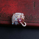 1X Fashion Personality Umbrella Design Women's Christmas Brooch Pin Rhinest X6G7