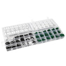495PCS 36 Sizes O-ring Kit Black&Green Metric O ring Seals Rubber O ring Ga W3B9