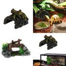 Wood Root Cave Shape Den Caves/ Hides Shelter Basking Platform Hideout House for