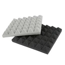 Charcoal Acoustic Foam Tiles Soundproofing Foam Panels Studio Sound Padding S7A3