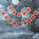 DIY Flag Banner Linen Pennant Ornament Garland Alphabet Xmas Wedding Party Decor