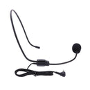 Portable Lightweight Wired 3.5mm Plug Guide Lecture Speech Headset with Mic A