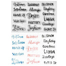 DIY Transparent Silicone Seal Common Phrase Stamp Kid Handicraft Learn Toys