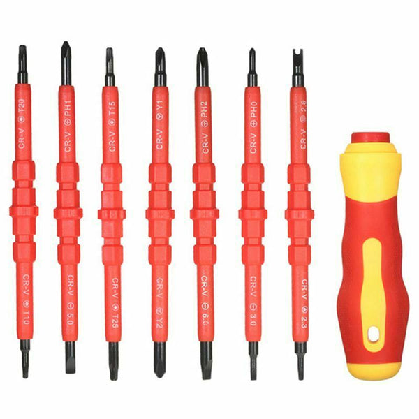 8 In 1 Multi-purpose Electrican Insulated Electric Screwdriver Repair Hand  L2W2