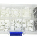 250 pcs/lot kit 2.54mm XH2.54 2p 3p 4 pin Connector plug + straight needle  Z6Q1