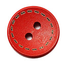 Clothing Buttons Mixed Colorful Wooden 100 pieces 15mm with 2 holes