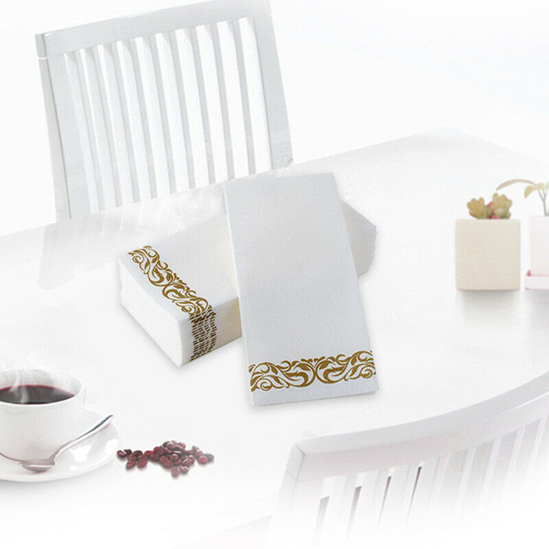 Guest Paper Towels 50 Pieces Premium Quality Disposable Hand Guest Towels foG1O6