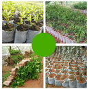 100pcs Biodegradable Non-woven Nursery Bag Plant Grow Bags Seedling Pots AU