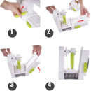 4 Blade Vegetable Spiralizer Folding Veggie Pasta & Spaghetti Potato Vegeta