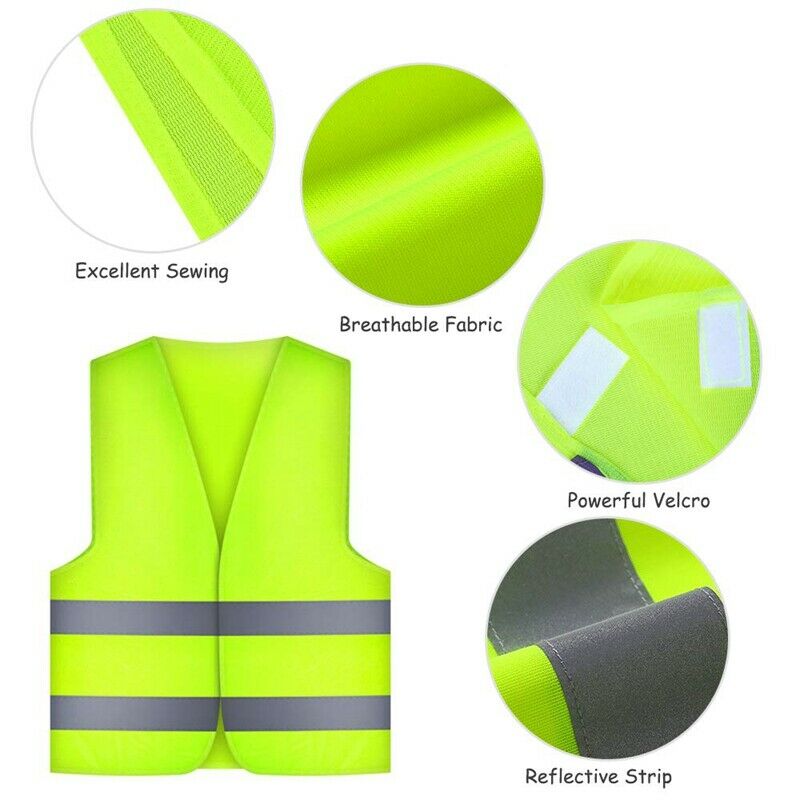 4 Pcs. Safety Vests Car Puncture Vest Safety Vest, Safety Warning Vest En 4 X8X6