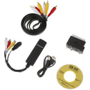 Video Cassettes VHS to DVD Convert Digitizing USB Adapter PC Lapto@