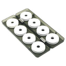 8pcs Foam Fishing Winding Board Fishing Line Bobbin Spools with Plastic Box
