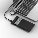 2.5'' 6TB External Hard Disk Drive Type-C 3.1 Data Transfer HDD Box Case Black #