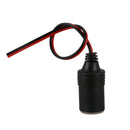 Car Charger Power Cigarette Lighter Female Socket Black w Cable C7Z8